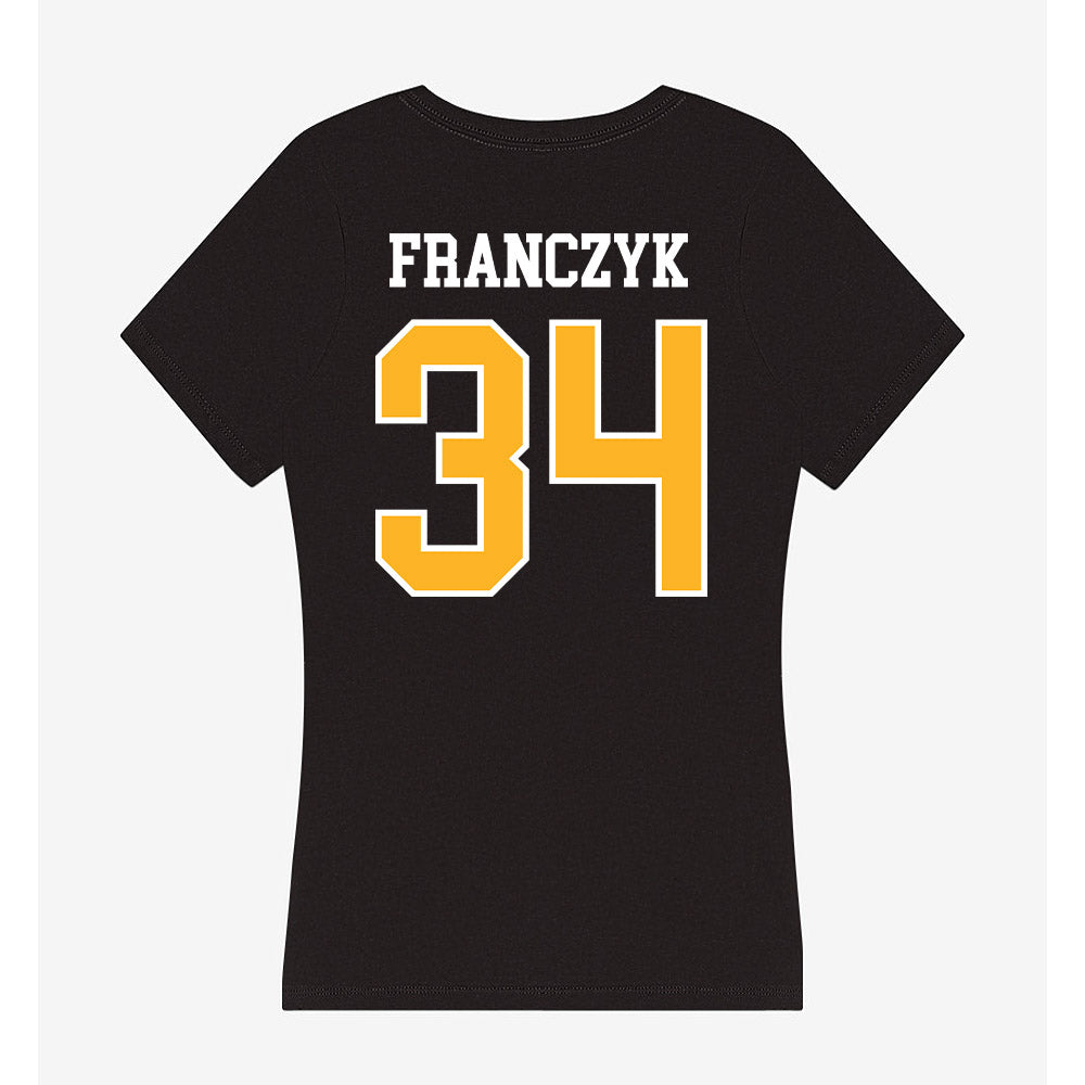 Towson - NCAA Softball : Grace Franczyk - Women's V-Neck T-Shirt-1