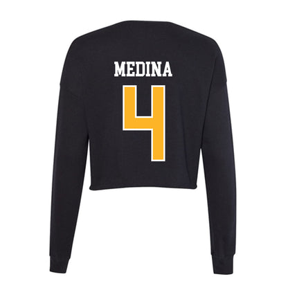 Towson - NCAA Softball : Amanda Medina - Women's Cropped Crew Fleece-1