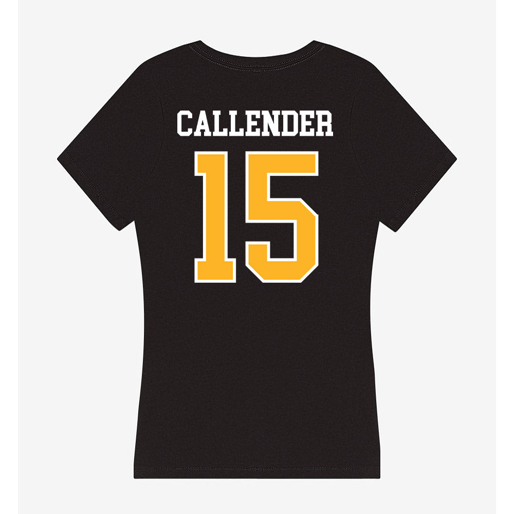 Towson - NCAA Women's Volleyball : sarah callender - Women's V-Neck T-Shirt-1