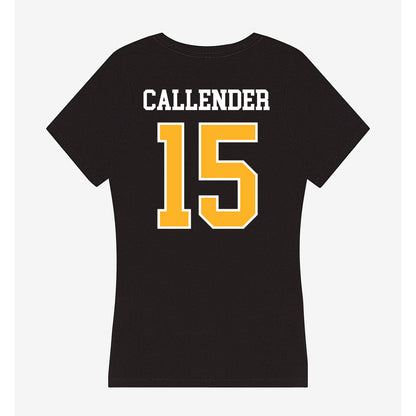Towson - NCAA Women's Volleyball : sarah callender - Women's V-Neck T-Shirt-1