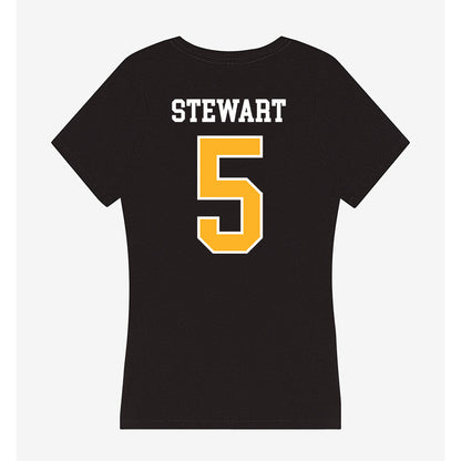 Towson - NCAA Women's Volleyball : Sydney Stewart - Women's V-Neck T-Shirt-1