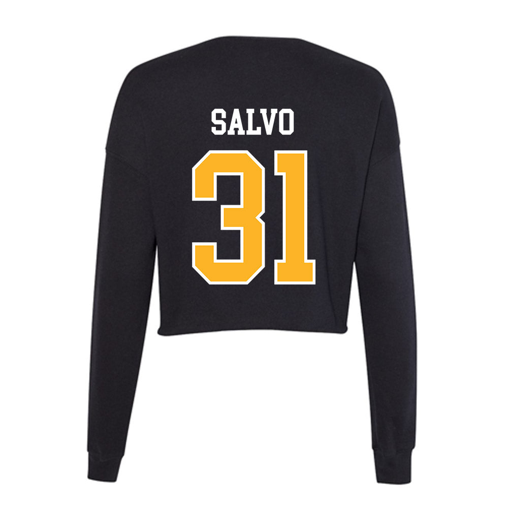 Towson - NCAA Baseball : Vincent Salvo - Women's Cropped Crew Fleece-1