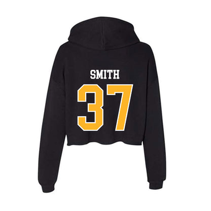 Towson - NCAA Men's Lacrosse : Elijah Smith - Women's Crop Fleece Hoodie-1