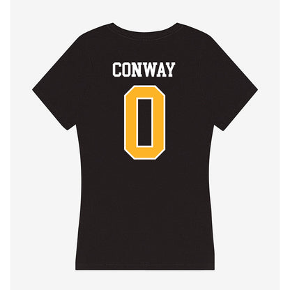 Towson - NCAA Men's Basketball : Ryan Conway - Women's V-Neck T-Shirt-1