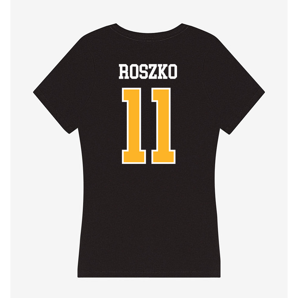 Towson - NCAA Women's Lacrosse : Katie Roszko - Women's V-Neck T-Shirt-1