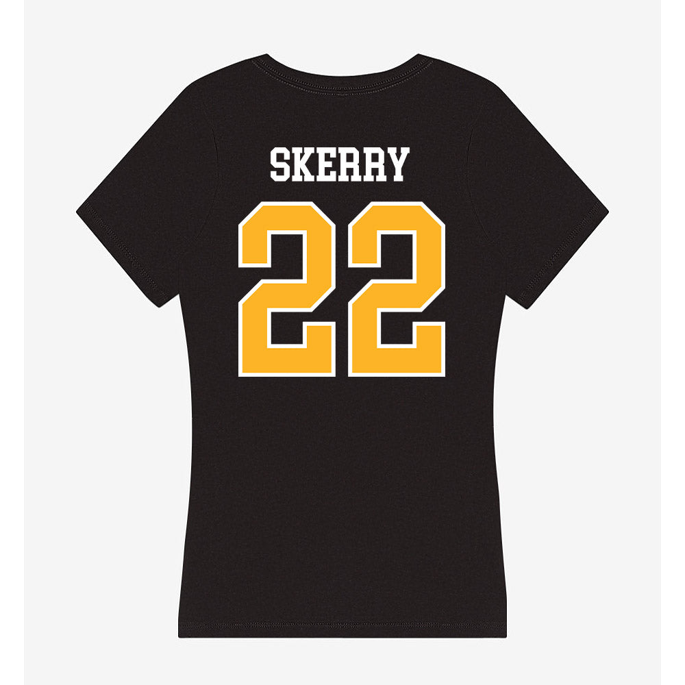 Towson - NCAA Men's Basketball : Ryan Skerry - Women's V-Neck T-Shirt-1