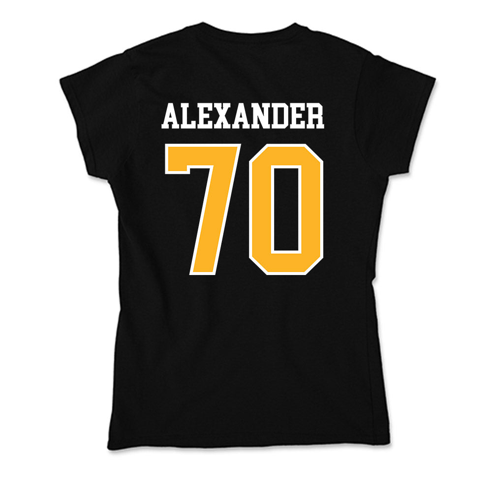 Towson - NCAA Football : T'Khi Alexander - Soft Style Women’s T-Shirt-1