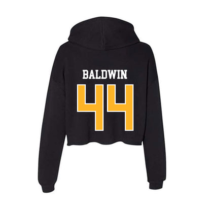 Towson - NCAA Football : Luke Baldwin - Women's Crop Fleece Hoodie-1