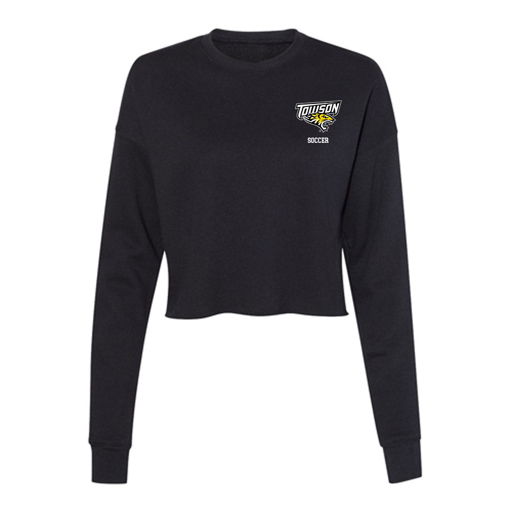 Towson - NCAA Women's Soccer : Emely Rubio - Women's Cropped Crew Fleece-0