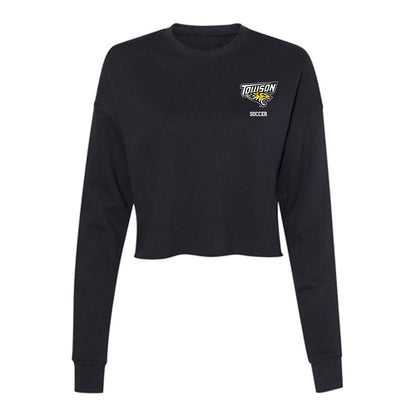 Towson - NCAA Women's Soccer : Emely Rubio - Women's Cropped Crew Fleece-0
