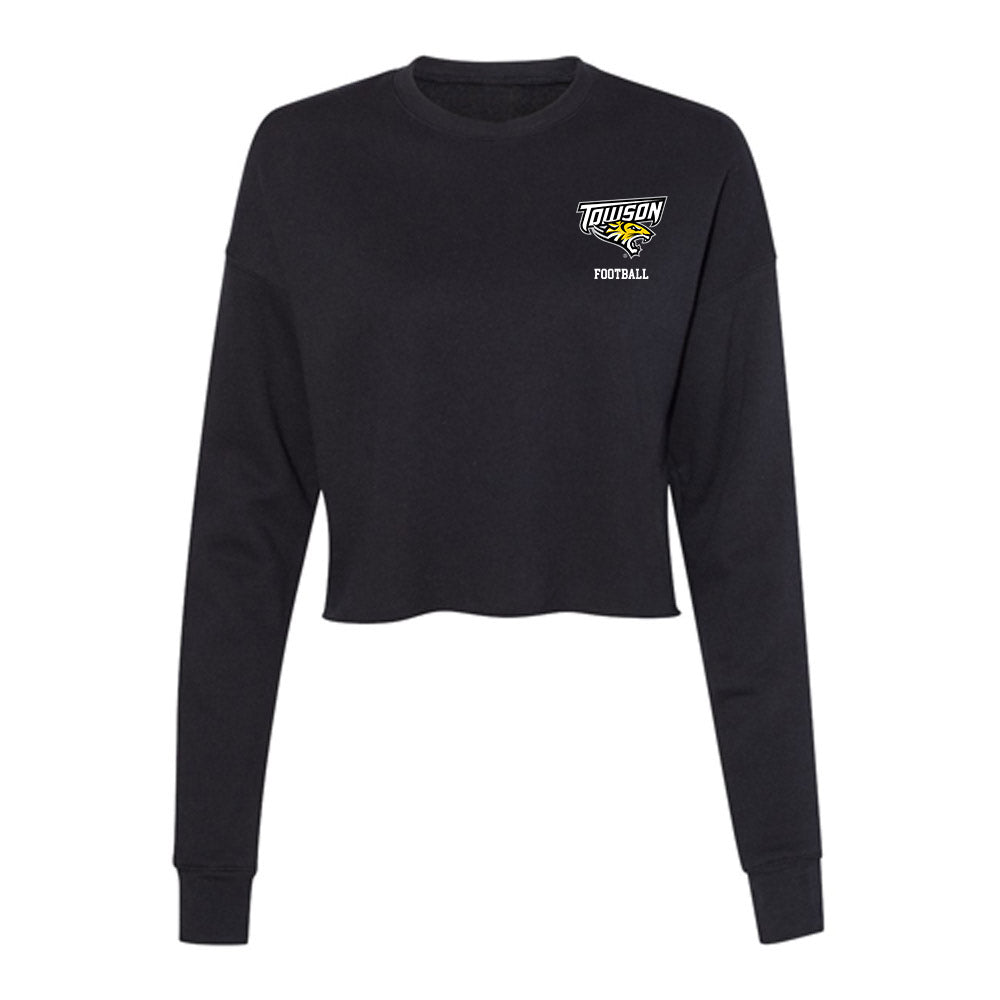 Towson - NCAA Football : T'Khi Alexander - Women's Cropped Crew Fleece-0