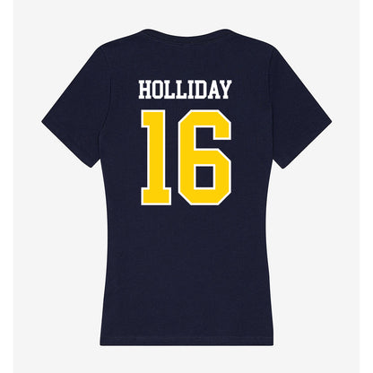 AU - NCAA Football : RJ Holliday - Women's V-Neck T-Shirt-1