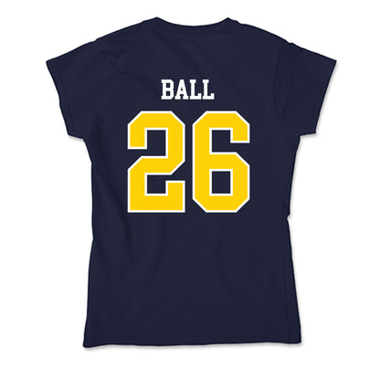 AU - NCAA Baseball : Andrew Ball - Soft Style Women’s T-Shirt-1