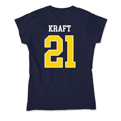 AU - NCAA Men's Basketball : Conner Kraft - Soft Style Women’s T-Shirt-1