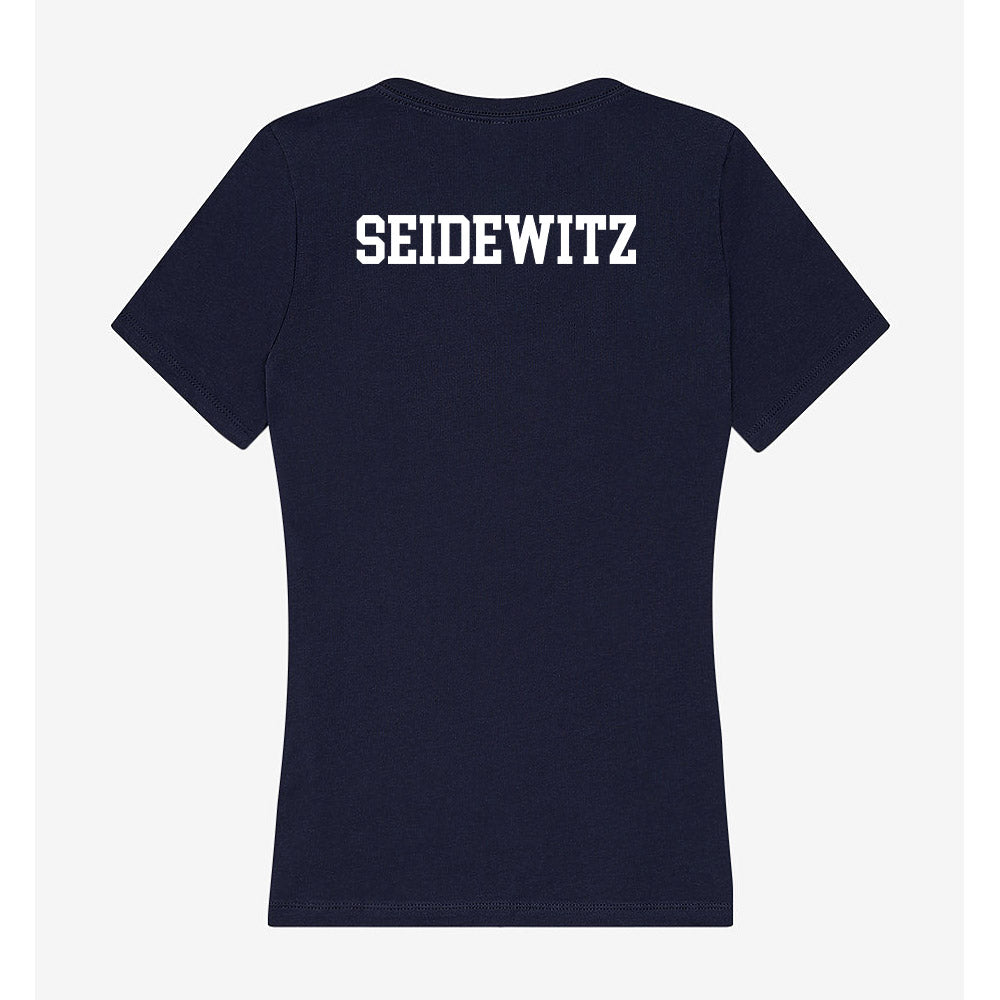 AU - NCAA Women's Tennis : Chelsea Seidewitz - Women's V-Neck T-Shirt-1