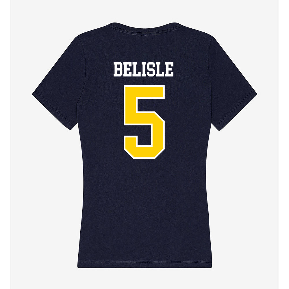 AU - NCAA Women's Volleyball : Lucy Belisle - Women's V-Neck T-Shirt-1
