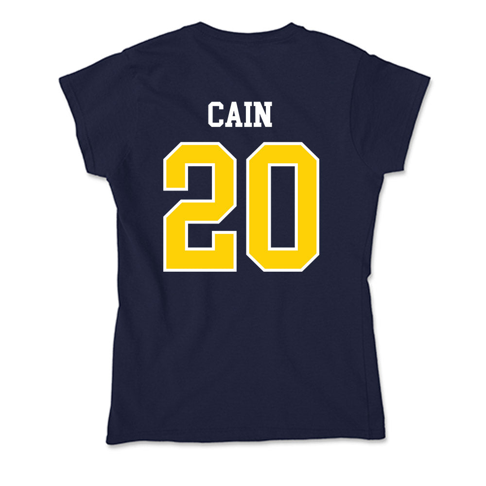 AU - NCAA Softball : Andrea Cain - Soft Style Women’s T-Shirt-1