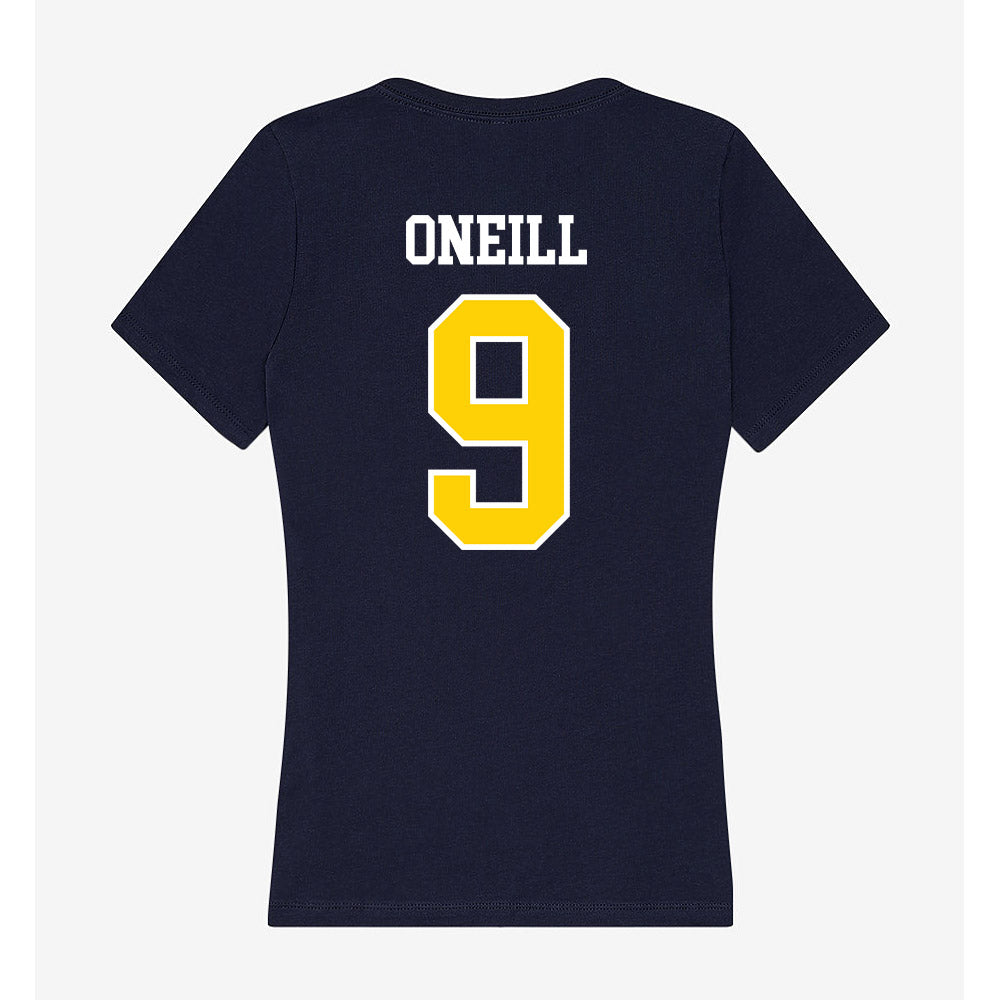 AU - NCAA Baseball : Connor Oneill - Women's V-Neck T-Shirt-1