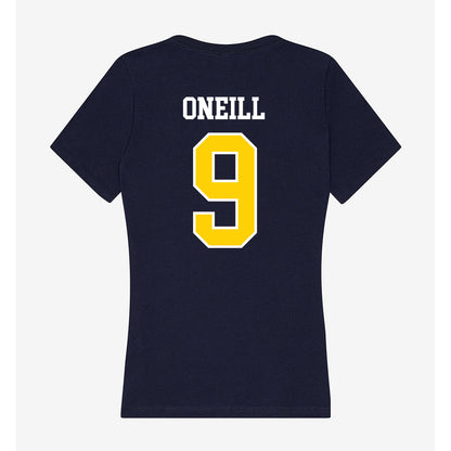 AU - NCAA Baseball : Connor Oneill - Women's V-Neck T-Shirt-1