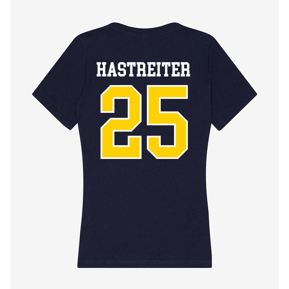 AU - NCAA Men's Basketball : Jack Hastreiter - Women's V-Neck T-Shirt-1