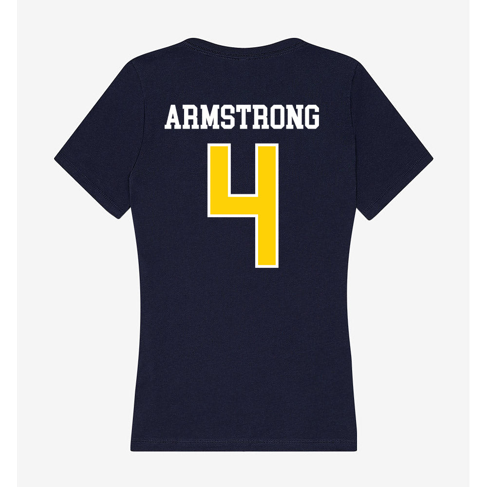 AU - NCAA Men's Basketball : Cj Armstrong - Women's V-Neck T-Shirt-1