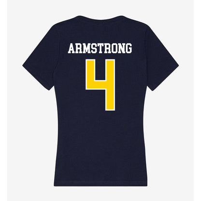 AU - NCAA Men's Basketball : Cj Armstrong - Women's V-Neck T-Shirt-1