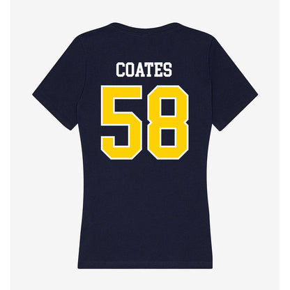 AU - NCAA Football : Wes Coates - Women's V-Neck T-Shirt-1