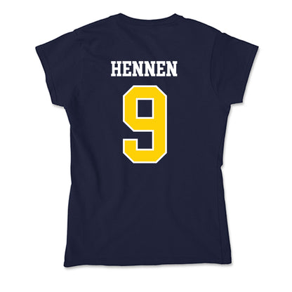 AU - NCAA Men's Ice Hockey : Hayden Hennen - Soft Style Women’s T-Shirt-1