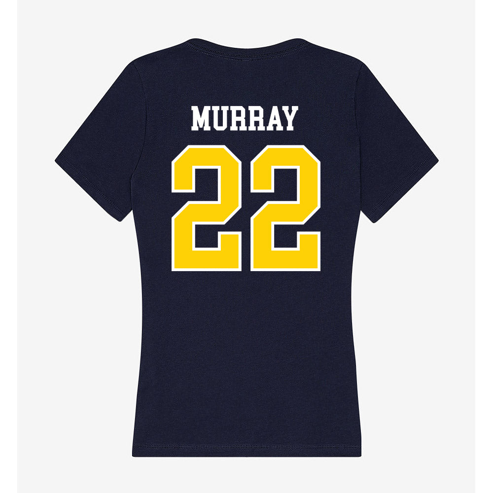 AU - NCAA Football : Tj Murray - Women's V-Neck T-Shirt-1