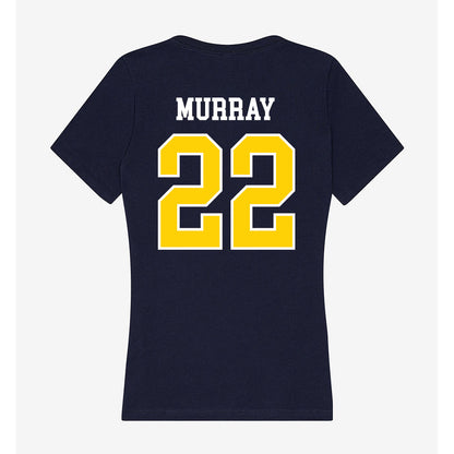 AU - NCAA Football : Tj Murray - Women's V-Neck T-Shirt-1