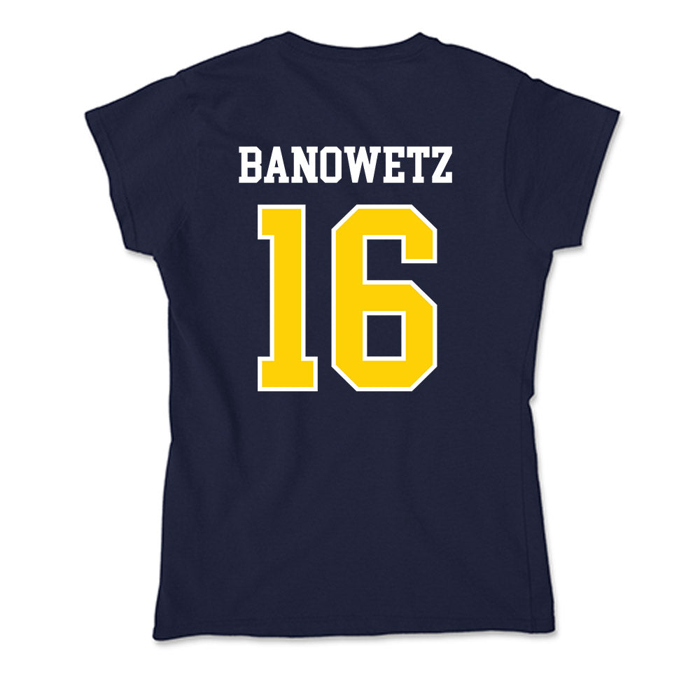 AU - NCAA Baseball : Nick Banowetz - Soft Style Women’s T-Shirt-1