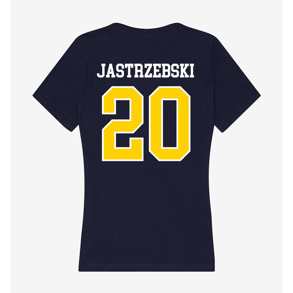 AU - NCAA Men's Ice Hockey : Jacob Jastrzebski - Women's V-Neck T-Shirt-1