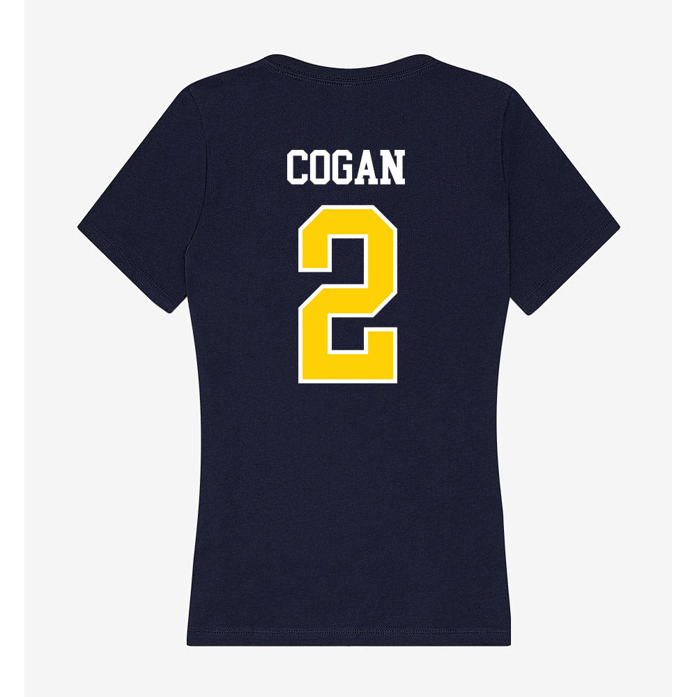 AU - NCAA Women's Volleyball : Lucy Cogan - Women's V-Neck T-Shirt-1