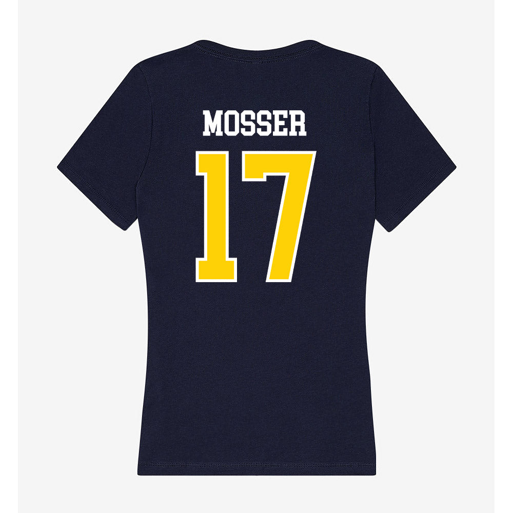 AU - NCAA Baseball : Dane Mosser - Women's V-Neck T-Shirt-1