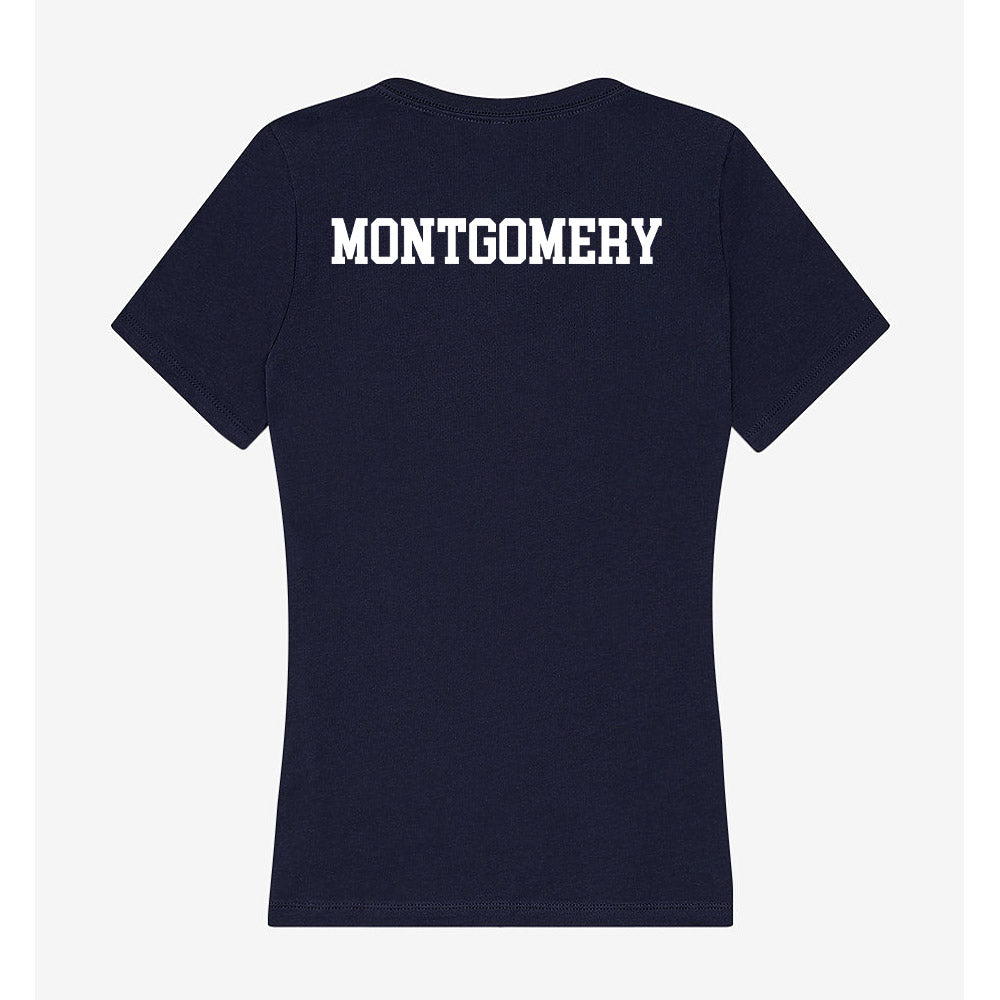 AU - NCAA Women's Swimming & Diving : Makoa Montgomery - Women's V-Neck T-Shirt-1