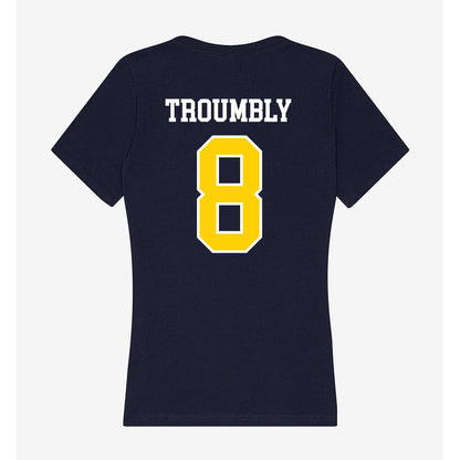 AU - NCAA Men's Ice Hockey : Ben Troumbly - Women's V-Neck T-Shirt-1