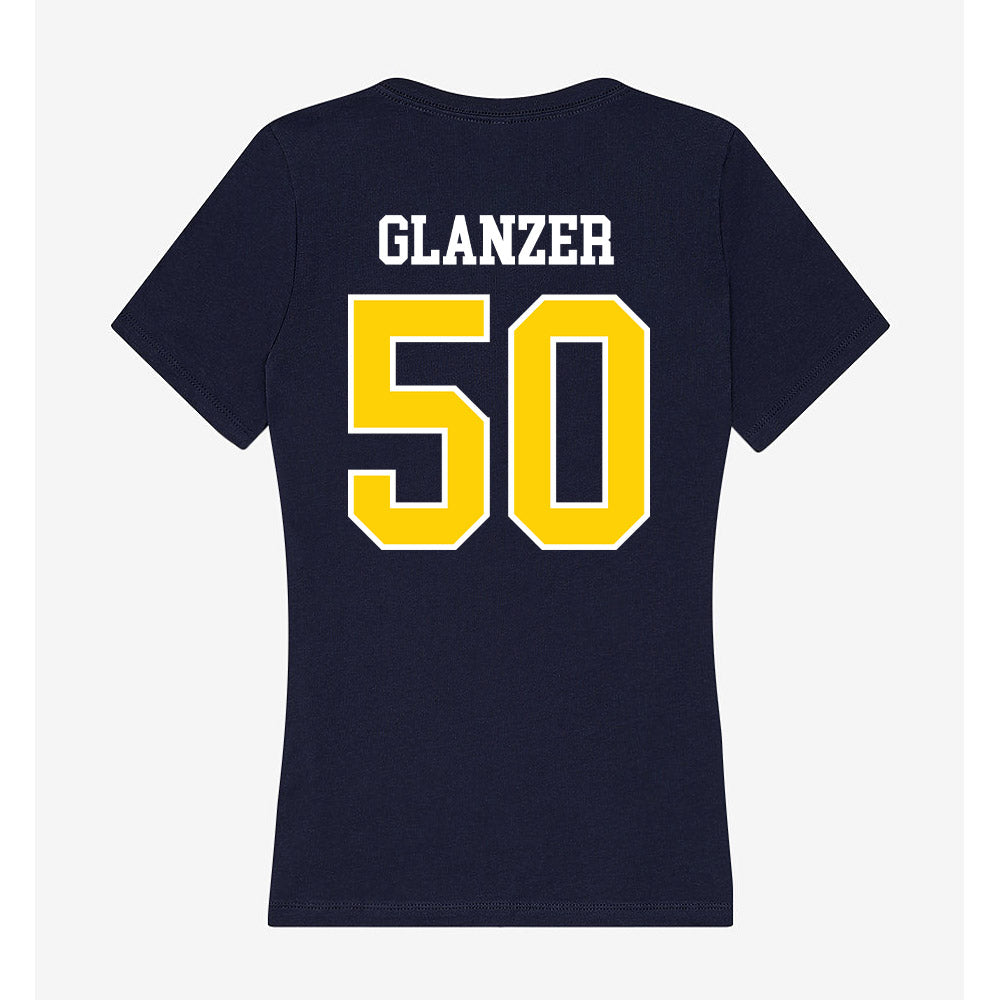 AU - NCAA Softball : Grace Glanzer - Women's V-Neck T-Shirt-1