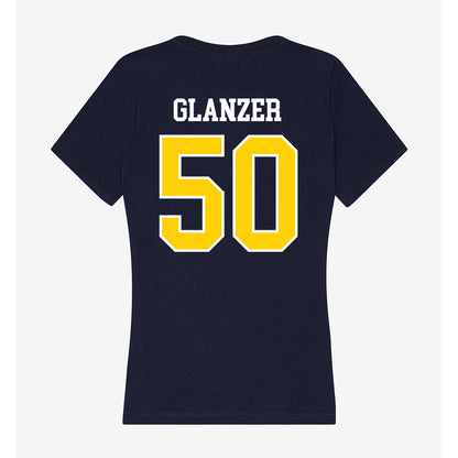 AU - NCAA Softball : Grace Glanzer - Women's V-Neck T-Shirt-1