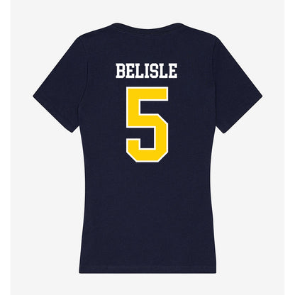 AU - NCAA Football : Brady Belisle - Women's V-Neck T-Shirt-1