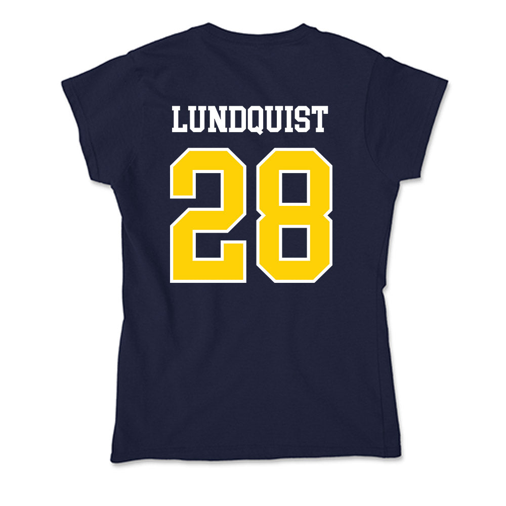 AU - NCAA Baseball : Jake Lundquist - Soft Style Women’s T-Shirt-1
