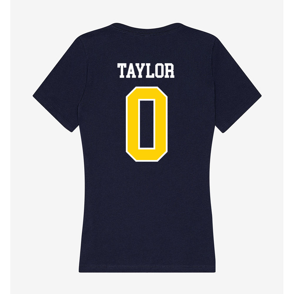AU - NCAA Football : Myles Taylor - Women's V-Neck T-Shirt-1