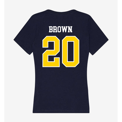AU - NCAA Football : Dante Brown - Women's V-Neck T-Shirt-1