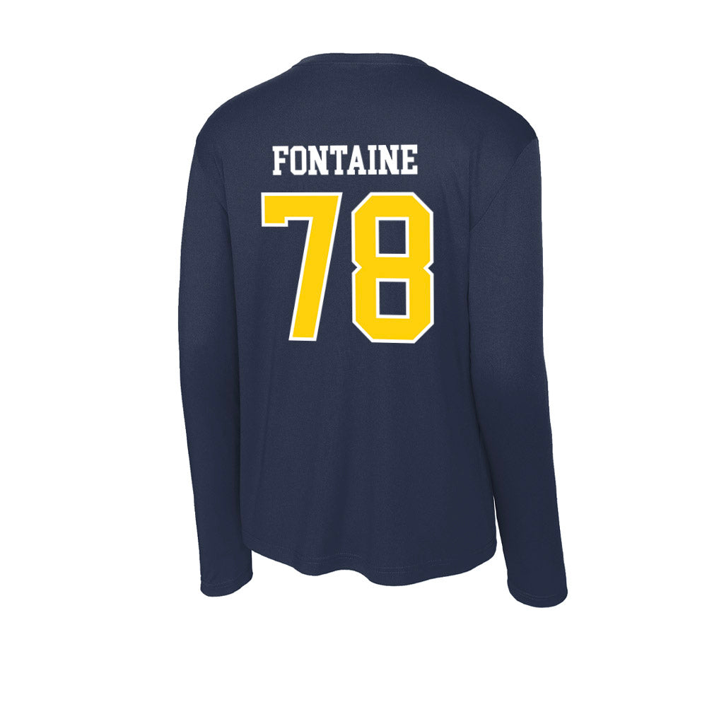 AU - NCAA Football : Parker Fontaine - Activewear Long Sleeve T-Shirt-1