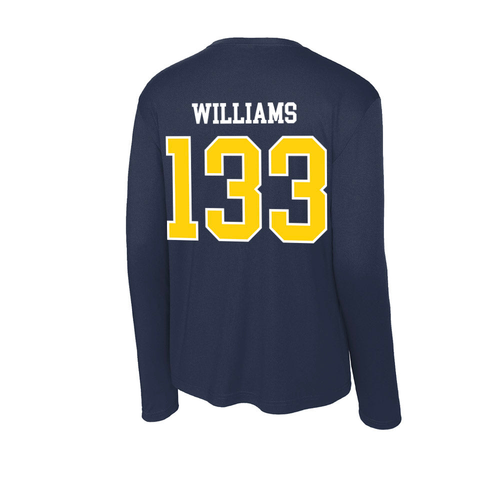 AU - NCAA Wrestling : Bentley Williams - Activewear Long Sleeve T-Shirt-1