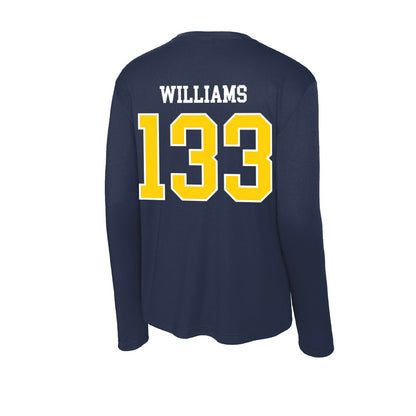 AU - NCAA Wrestling : Bentley Williams - Activewear Long Sleeve T-Shirt-1