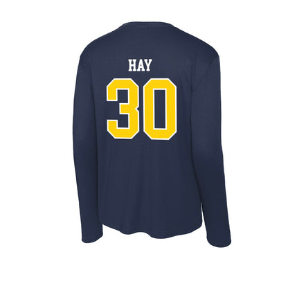 AU - NCAA Men's Ice Hockey : Kolby Hay - Activewear Long Sleeve T-Shirt-1