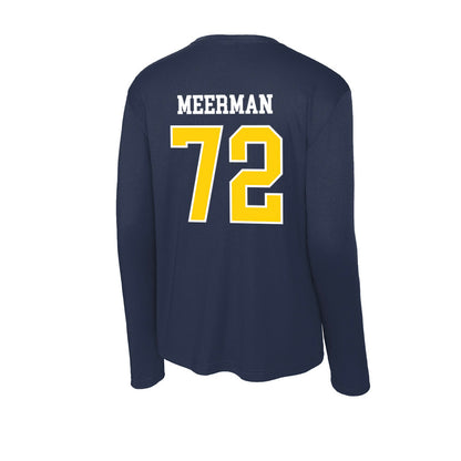 AU - NCAA Men's Ice Hockey : Brett Meerman - Activewear Long Sleeve T-Shirt-1