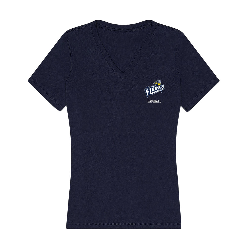 AU - NCAA Baseball : Will Henry - Women's V-Neck T-Shirt-0