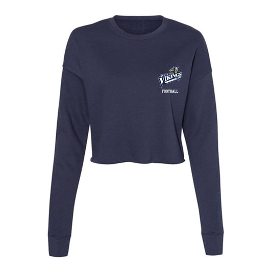 AU - NCAA Football : Elliott Renville - Women's Cropped Crew Fleece-0