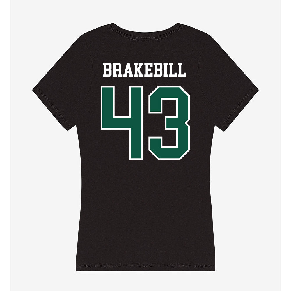 Northeastern State - NCAA Football : Kale Brakebill - Women's V-Neck T-Shirt-1